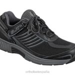 brío sin corbata mujer Orthofeet 00DT62 negro zapatillas