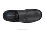 Broadway hombres Orthofeet 00DT175 negro zapatos casuales - Image 6