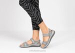 calipso mujer Orthofeet 00DT20 gris sandalias - Image 2