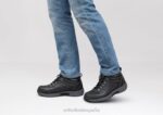 cazador impermeable hombres Orthofeet 00DT152 negro botas - Image 2