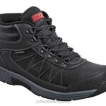 cazador impermeable hombres Orthofeet 00DT152 negro botas