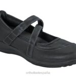 celina mujer Orthofeet 00DT113 negro zapatos merceditas
