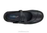 celina mujer Orthofeet 00DT113 negro zapatos merceditas - Image 5
