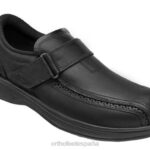centro de lincoln hombres Orthofeet 00DT173 negro Zapatos de vestir
