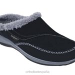 charlotte mujer Orthofeet 00DT114 negro zapatillas