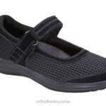 chattanooga mujer Orthofeet 00DT110 negro zapatos casuales