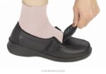 chelsea mujer Orthofeet 00DT112 negro Zapatos de vestir - Image 5