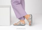 clio mujer Orthofeet 00DT28 serpiente blanca sandalias - Image 2