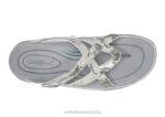 clio mujer Orthofeet 00DT28 serpiente blanca sandalias - Image 3