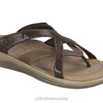 clio mujer Orthofeet 00DT29 marrón sandalias