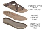 clio mujer Orthofeet 00DT29 marrón sandalias - Image 5