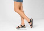 correa bidireccional malibu mujer Orthofeet 00DT16 negro sandalias - Image 2