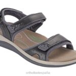 correa bidireccional malibu mujer Orthofeet 00DT16 negro sandalias