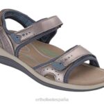 correa bidireccional malibu mujer Orthofeet 00DT17 estaño sandalias