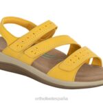 correa bidireccional naxos mujer Orthofeet 00DT13 amarillo sandalias