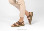 correa bidireccional naxos mujer Orthofeet 00DT14 marrón sandalias - Image 2
