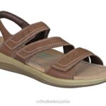 correa bidireccional naxos mujer Orthofeet 00DT14 marrón sandalias