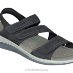 correa bidireccional naxos mujer Orthofeet 00DT15 negro sandalias