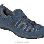 correa de tacón de nápoles mujer Orthofeet 00DT35 azul sandalias