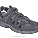correa de talón alpino hombres Orthofeet 00DT123 gris sandalias