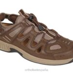 correa de talón alpino hombres Orthofeet 00DT124 marrón sandalias