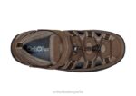 correa de talón de agua clara hombres Orthofeet 00DT125 marrón sandalias - Image 6
