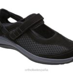 correa de talón sanibel mujer Orthofeet 00DT107 negro zapatos casuales