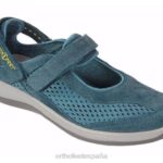 correa de talón sanibel mujer Orthofeet 00DT109 azul zapatos casuales
