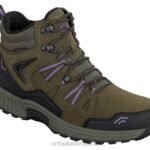 dakota mujer Orthofeet 00DT74 aceituna zapatos de senderismo