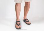 eldorado hombres Orthofeet 00DT121 negro sandalias - Image 2