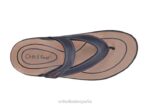 eldorado hombres Orthofeet 00DT121 negro sandalias - Image 3