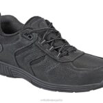 empalizadas del pacífico a prueba de agua hombres Orthofeet 00DT140 negro zapatillas