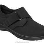estiramiento wichita mujer Orthofeet 00DT93 negro zapatos casuales