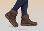 florencia impermeable mujer Orthofeet 00DT80 marrón botas - Image 2