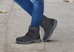florencia impermeable mujer Orthofeet 00DT81 negro botas - Image 2