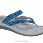 gayá mujer Orthofeet 00DT26 azul sandalias