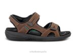 Geminis hombres Orthofeet 00DT119 marrón sandalias - Image 5