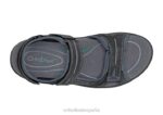 Geminis hombres Orthofeet 00DT120 negro sandalias - Image 3
