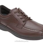gramo hombres Orthofeet 00DT171 marrón Zapatos de vestir
