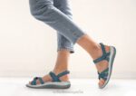 hidra mujer Orthofeet 00DT5 azul sandalias - Image 2