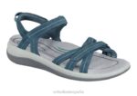 hidra mujer Orthofeet 00DT5 azul sandalias