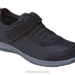 lana de volcán mujer Orthofeet 00DT94 negro zapatos casuales