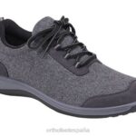 lana sierra mujer Orthofeet 00DT103 gris zapatos casuales