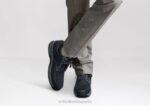 León hombres Orthofeet 00DT165 negro zapatos casuales - Image 2