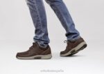 León hombres Orthofeet 00DT166 marrón zapatos casuales - Image 2