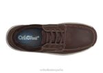 León hombres Orthofeet 00DT166 marrón zapatos casuales - Image 5