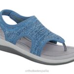 Lira mujer Orthofeet 00DT31 azul sandalias