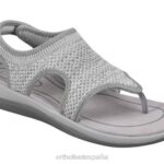 Lira mujer Orthofeet 00DT32 gris sandalias