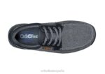 lona de porto hombres Orthofeet 00DT169 gris zapatos casuales - Image 5