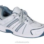 monterey bay sin corbata hombres Orthofeet 00DT142 blanco zapatillas